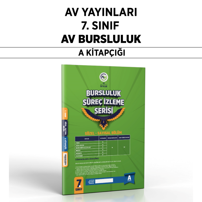 AV 07.SINIF BURSLULUK DENEME KLB SAY/SÖZ A -25-26
